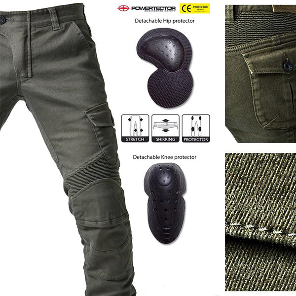 Motorcycle Riding Pants Denim Jeans with Protect Pads Equipment