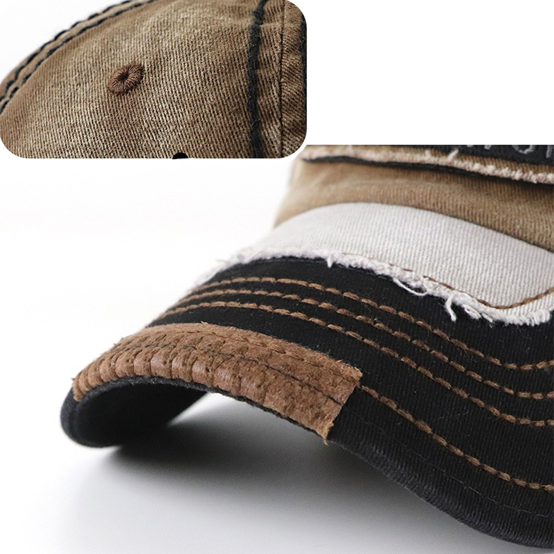 Vintage Cap Mens Cotton Embroidered Baseball Caps Snapback Trucker Hat