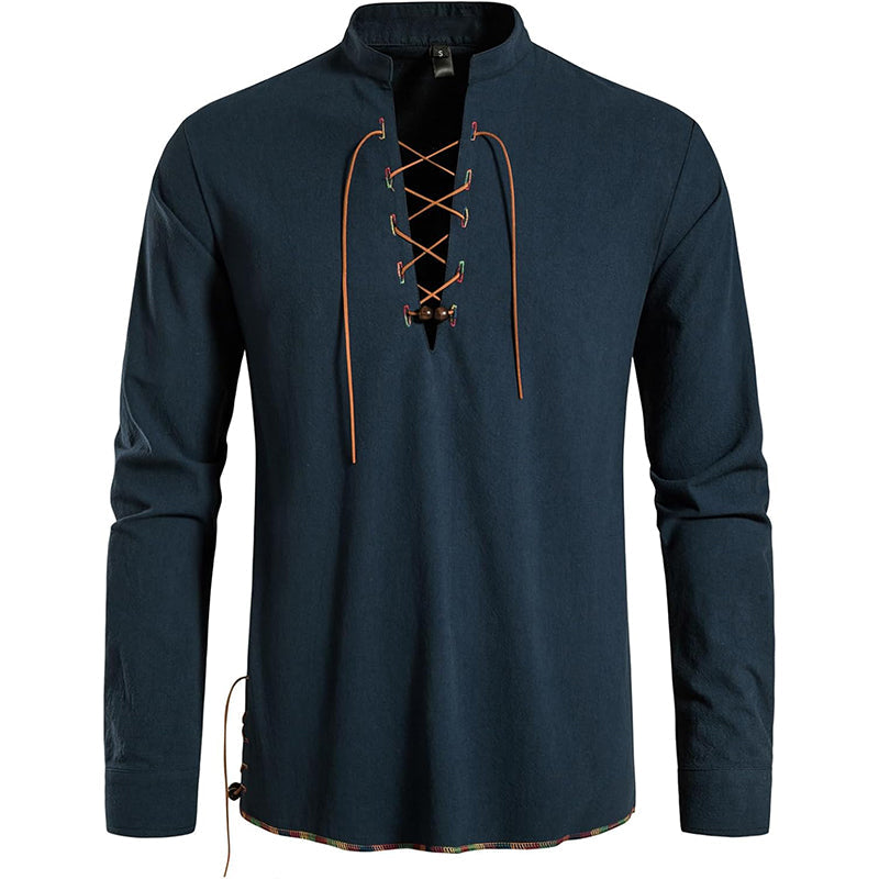 V-neck Viking Medieval Pirate Top