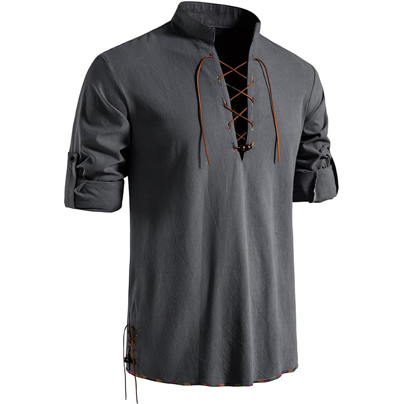 V-neck Viking Medieval Pirate Top