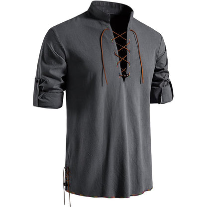 V-neck Viking Medieval Pirate Top