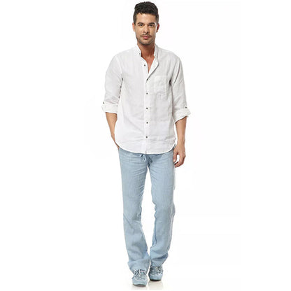 Summer Pure Natural Linen Trousers