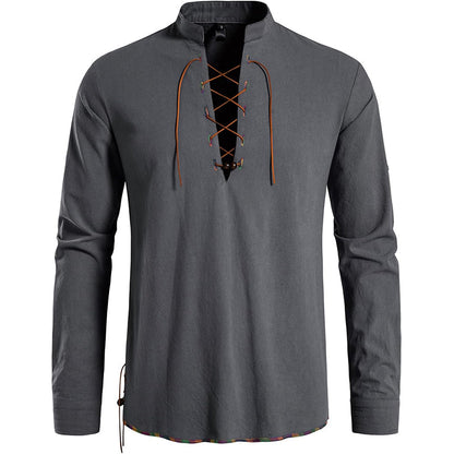 V-neck Viking Medieval Pirate Top