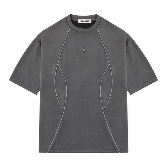 Rivet Star Oversized Mens T-Shirt