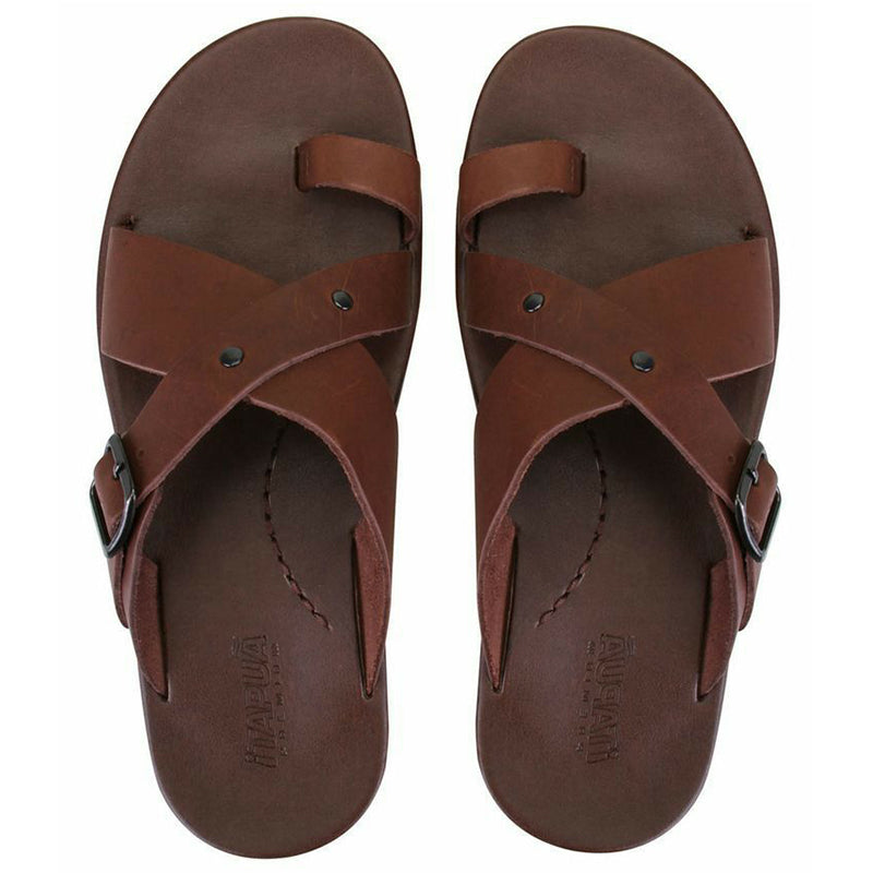 Criss-Cross Strappy Toe-Ring Sandals