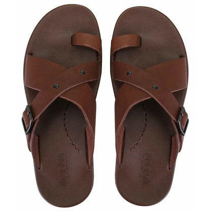 Criss-Cross Strappy Toe-Ring Sandals