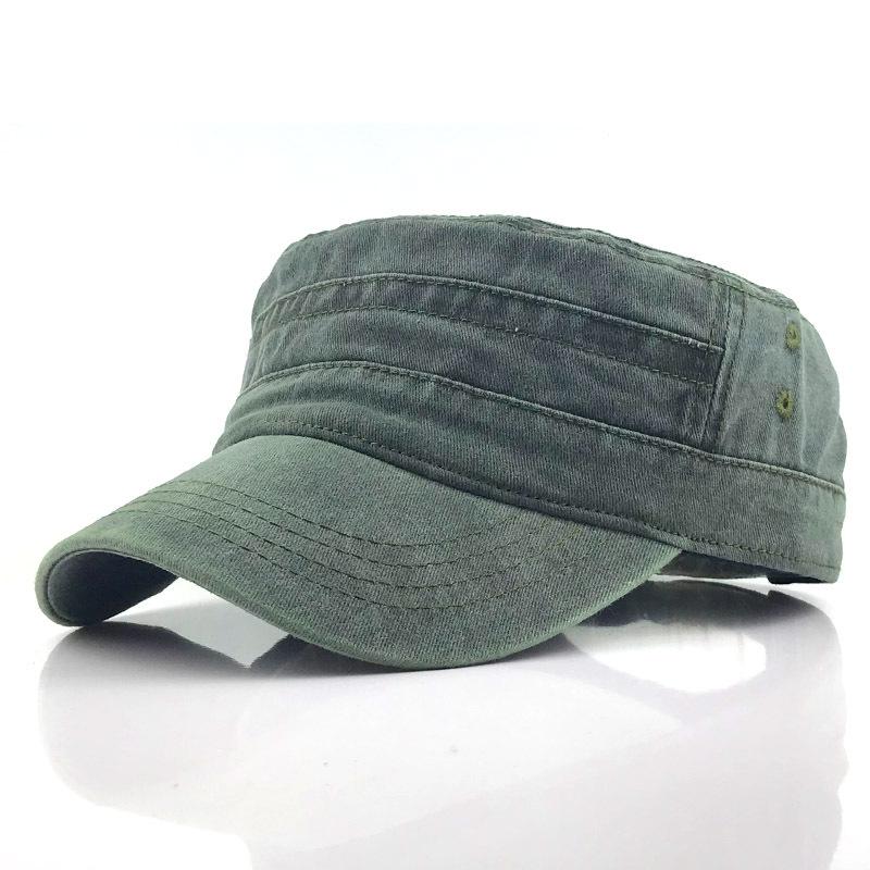 Mens Old Military Flat Cap