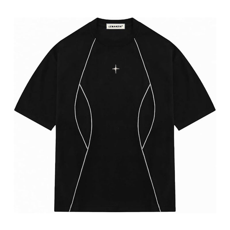 Rivet Star Oversized Mens T-Shirt