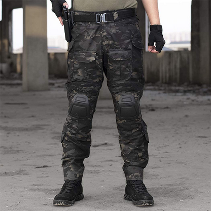 Outdoor Camo Rip-Stop Tactical Trousers