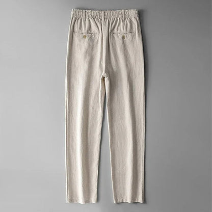 Straight Tube Loose Linen Pants