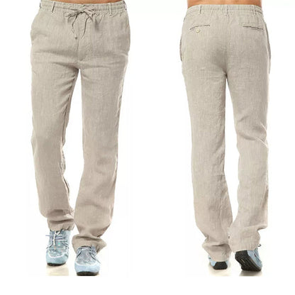 Summer Pure Natural Linen Trousers