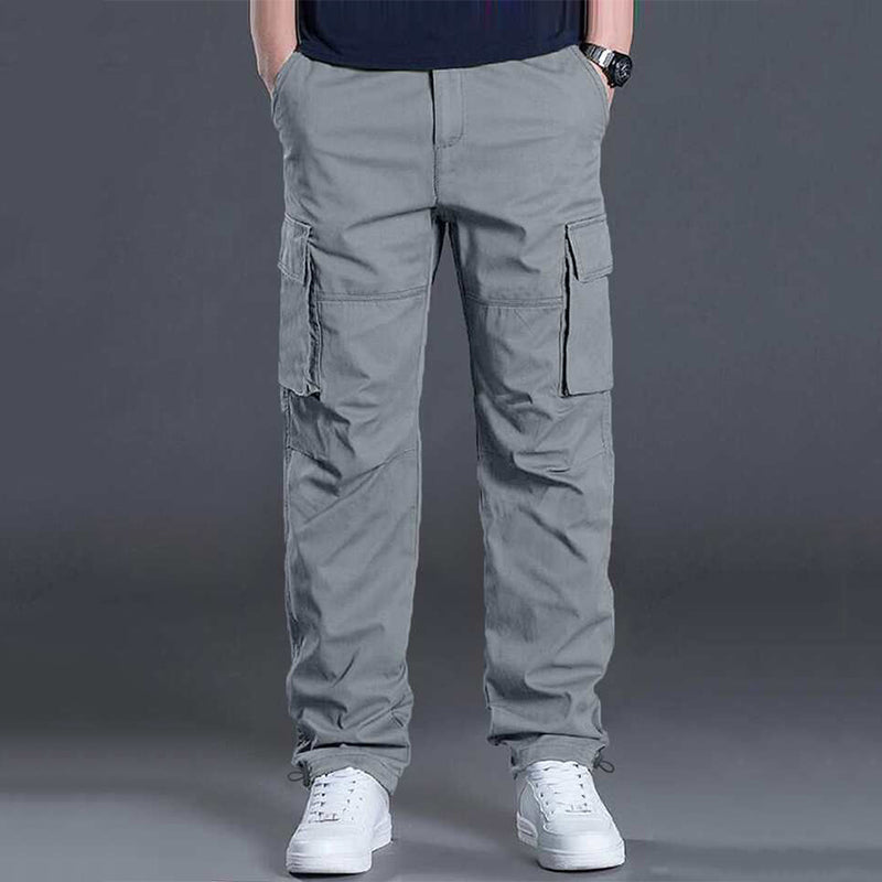 Men's Plus Size Flap Pocket Trousers