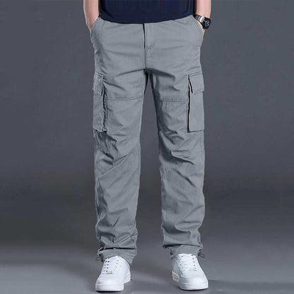 Men's Plus Size Flap Pocket Trousers