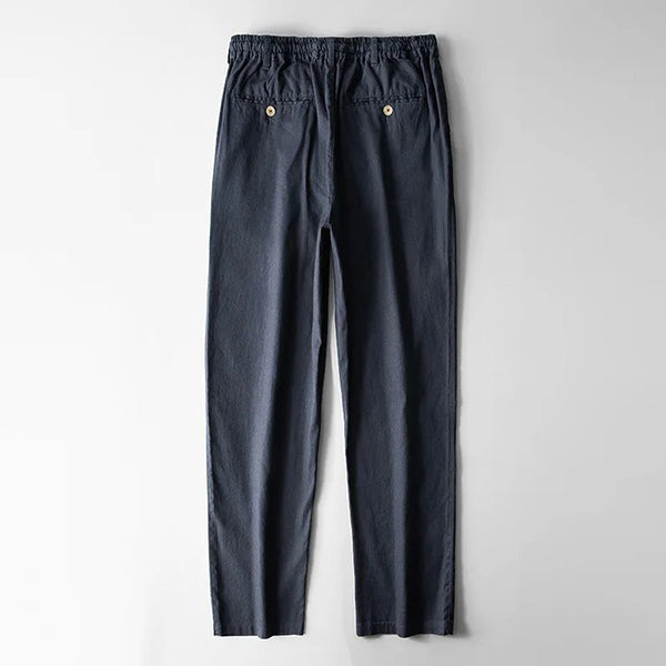 Straight Tube Loose Linen Pants