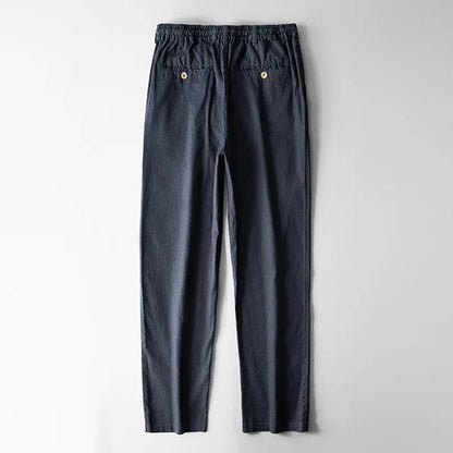 Straight Tube Loose Linen Pants