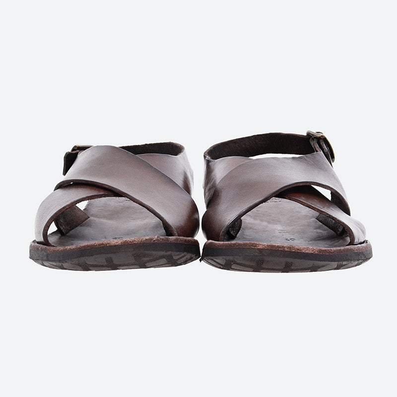 Ease Buckle Leather Sandal