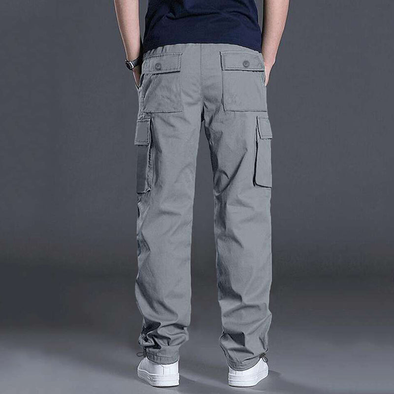 Men's Plus Size Flap Pocket Trousers