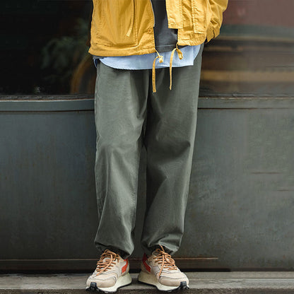 Tooling American Retro Loose Casual Elastic Men's Trousers