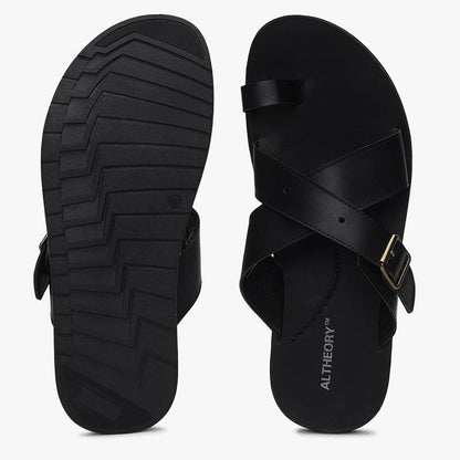 Criss-Cross Strappy Toe-Ring Sandals