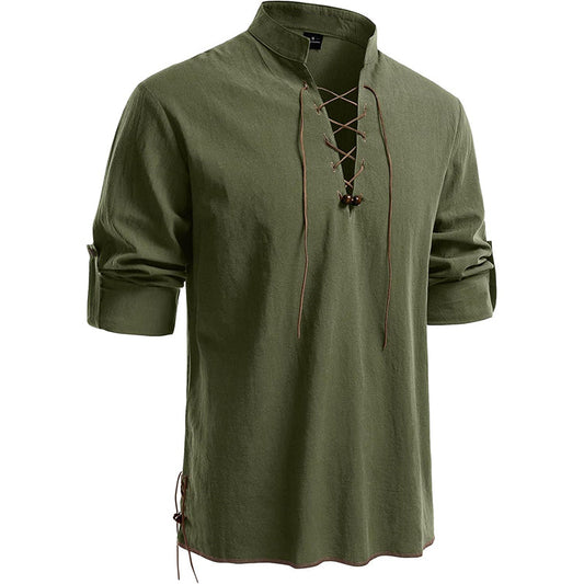 V-neck Viking Medieval Pirate Top