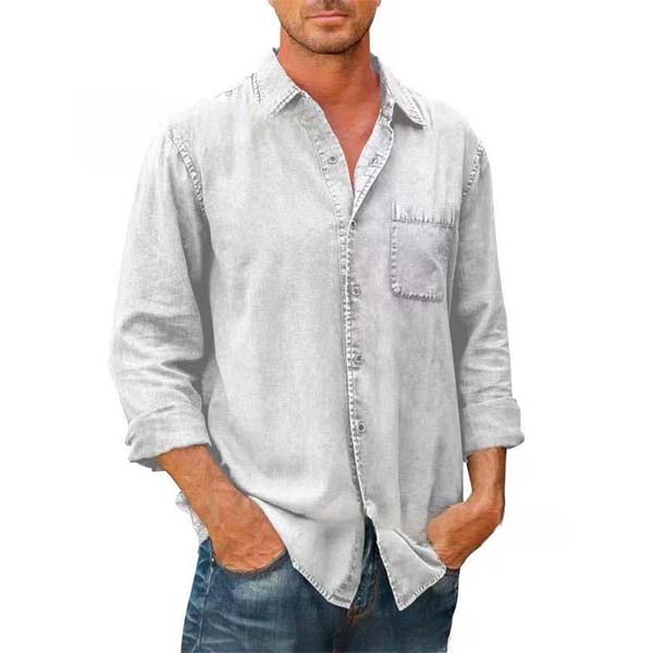 Men's Natural Linen Shirts