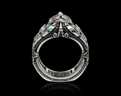 Handcrafted Carved Ring