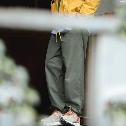 Tooling American Retro Loose Casual Elastic Men's Trousers