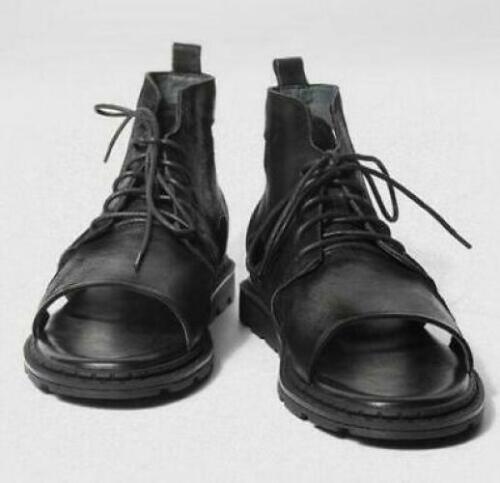 Men's Leather High Top Sandals