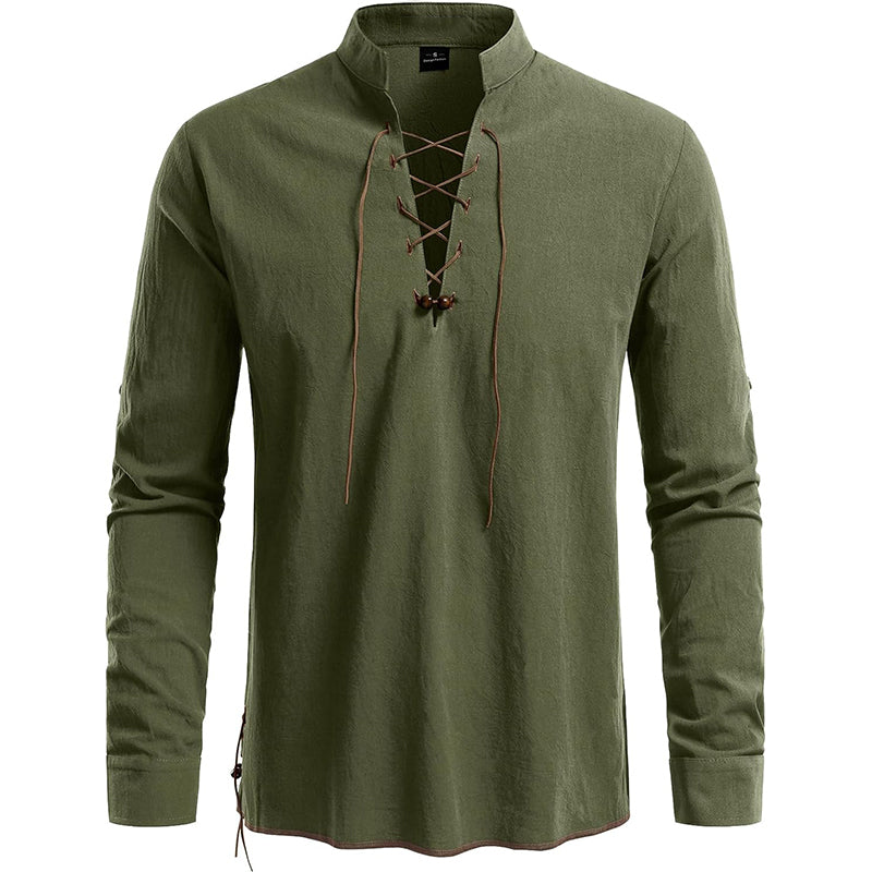 V-neck Viking Medieval Pirate Top
