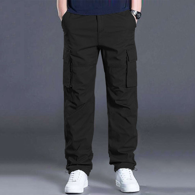 Men's Plus Size Flap Pocket Trousers