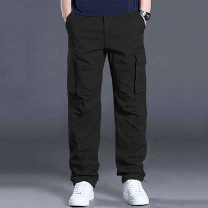 Men's Plus Size Flap Pocket Trousers