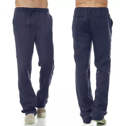 Summer Pure Natural Linen Trousers