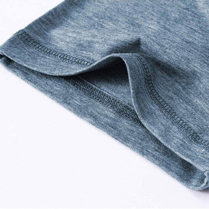 Men's Long Sleeve Crewneck Henley Shirt